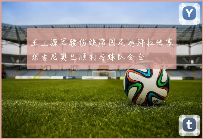 王上源因腰伤缺席国足迪拜拉练塞尔吉尼奥已顺利与球队会合